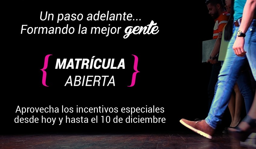 ¡Matricula Abierta!- I Cuatrimestre 2017 ¡Matricula Abierta!- I Cuatrimestre 2017