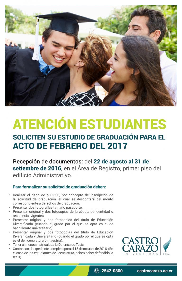 Graduación Febrero 2017