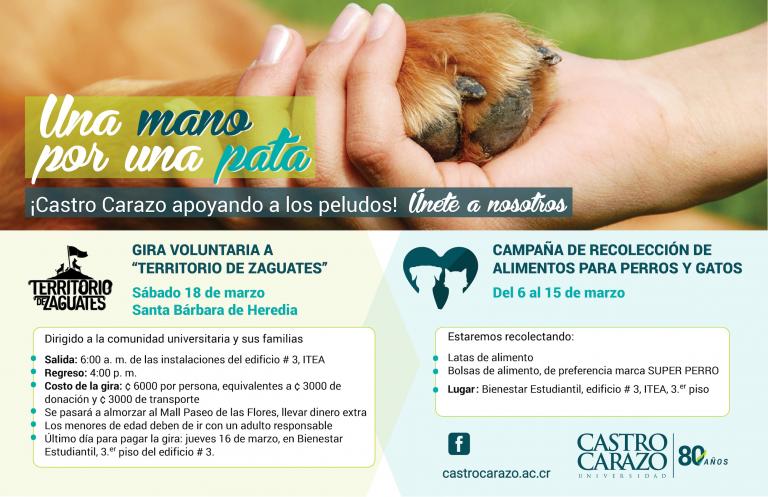 Una mano por una pata