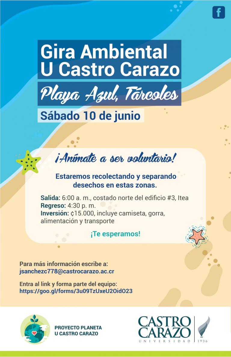 Gira Plaza Azul y Tárcoles